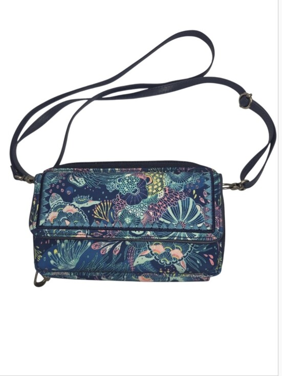 Sakroots Handbags - Sakroots Smartphone Crossbody Wallet Royal Blue Seascape